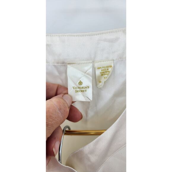 NEW‎ Deadstock Vintage Gold Label Victoria Secret Set White Bridal Oversized XS - Picture 14 of 16
